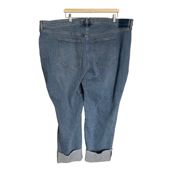 Abercrombie & Fitch Ankle Straight Ultra High Rise Cuffed Jeans Plus Size 24w - Picture 3 of 8